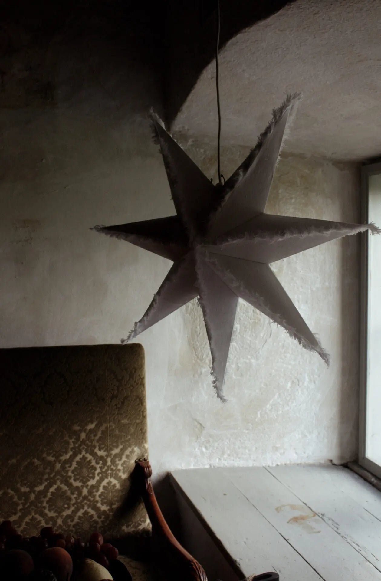 Lámpara estrella natural