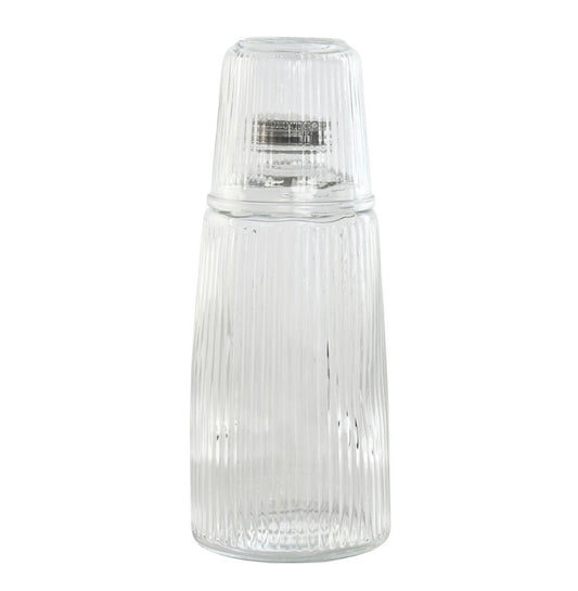Botella y vaso Cristal