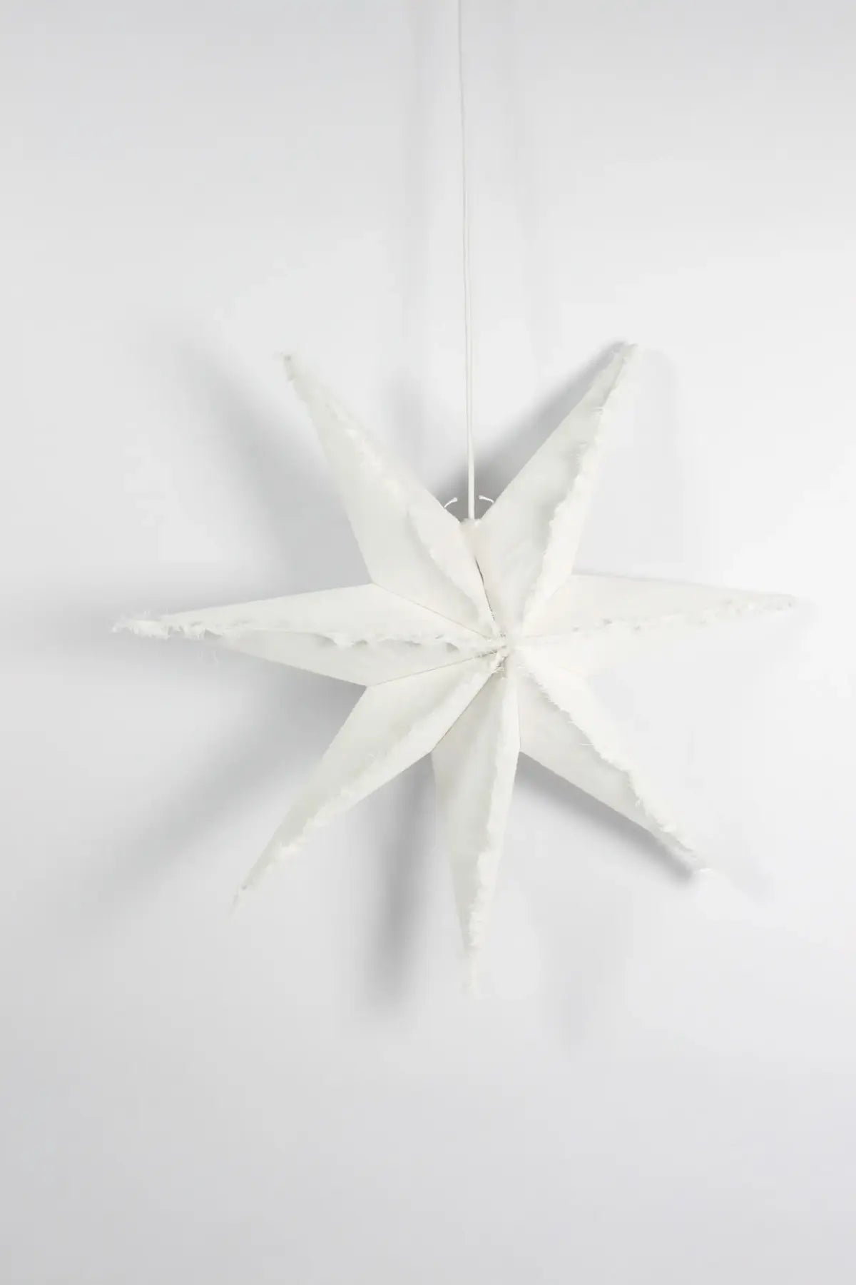 Lámpara estrella blanca