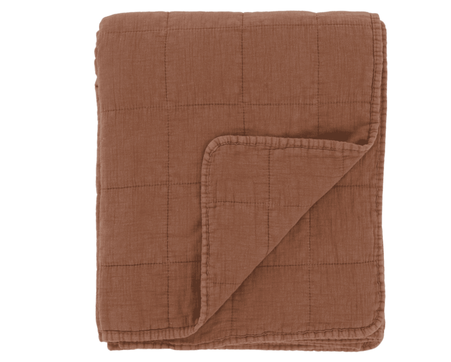 Plaid acolchado Terracota