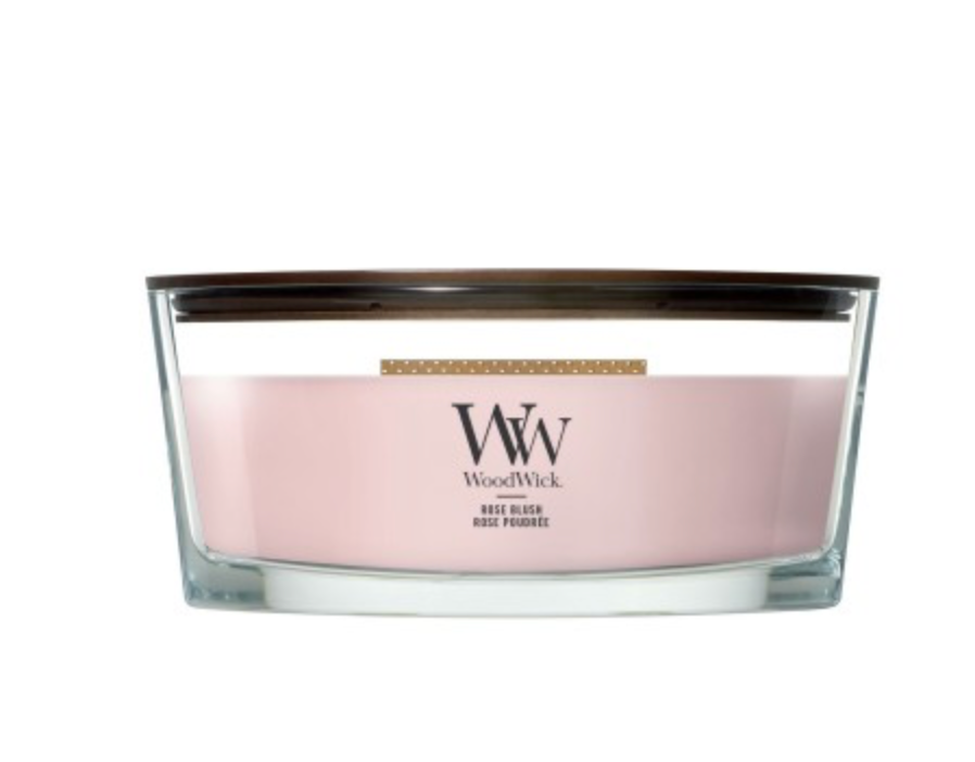 Velas chimenea Woodwick Rose Blush