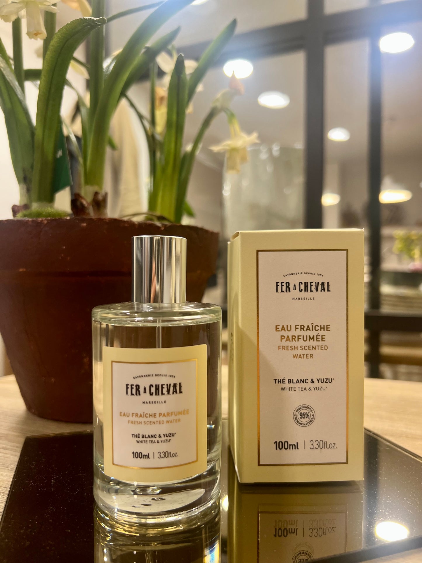 Fragancia natural Te Blanco y Yuzu