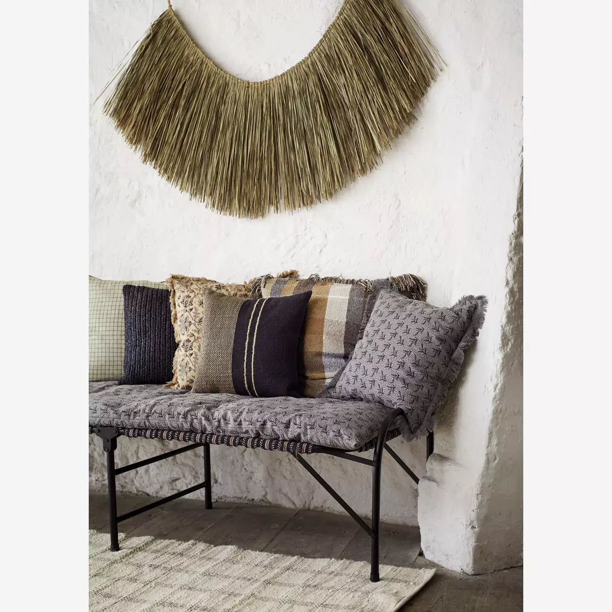 Cojin Jute bicolor