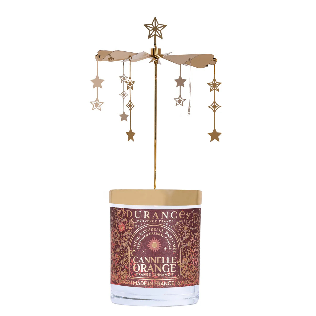 Carrusel vela Canela y Naranja