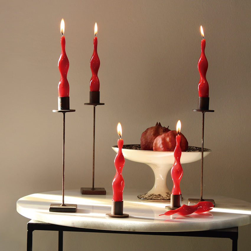 Candelabro metálico mediano