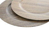 Bajo plato madera
