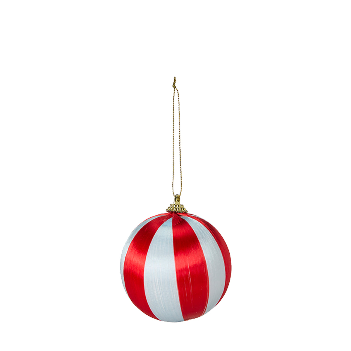 Bola Lustre blanca y roja