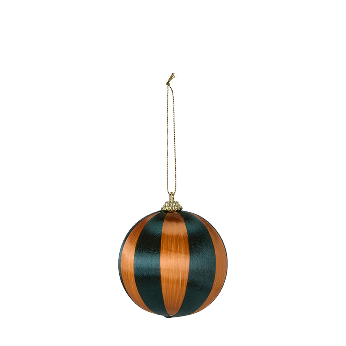 Bola Lustre bronce y verde
