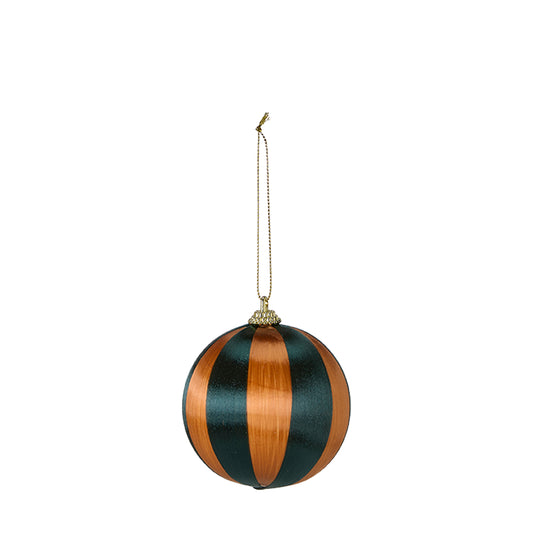 Bola Lustre bronce y verde