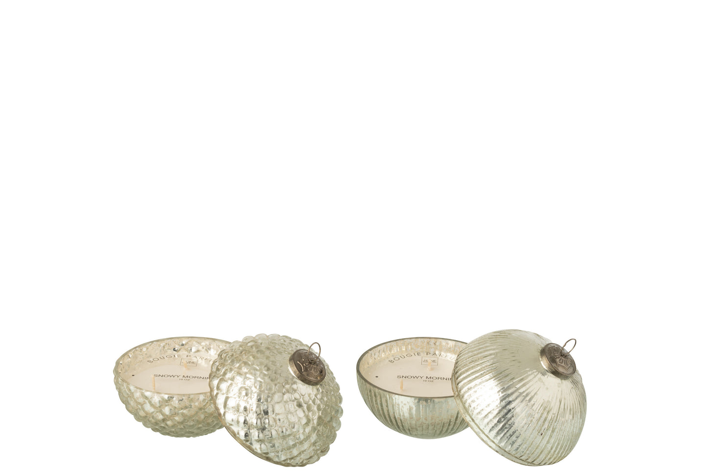 Vela bola medium plata