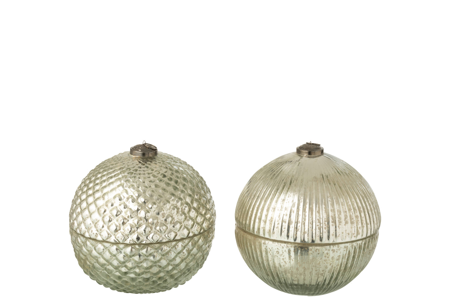 Vela bola grande plata PREVENTA