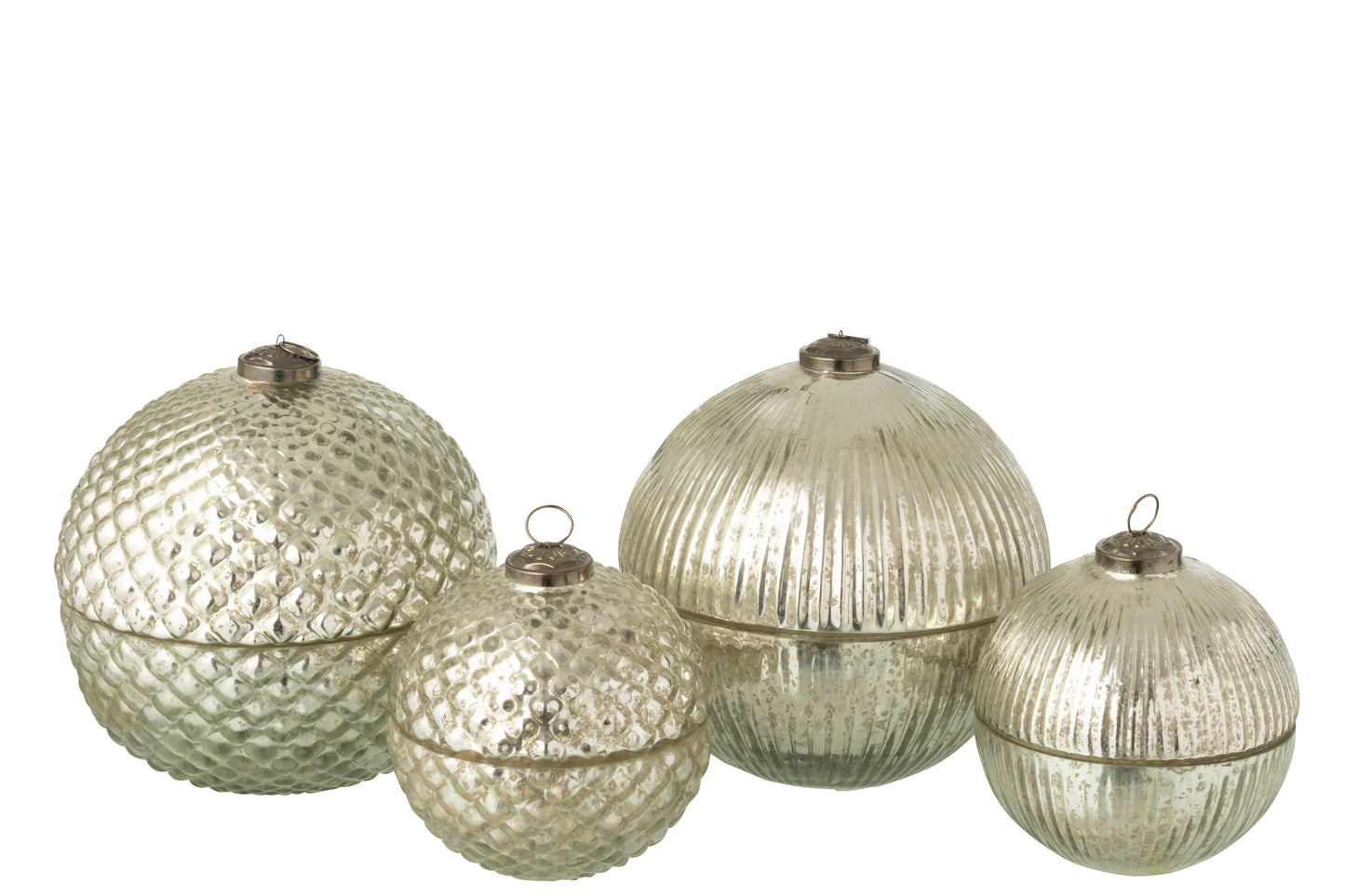 Vela bola grande plata PREVENTA