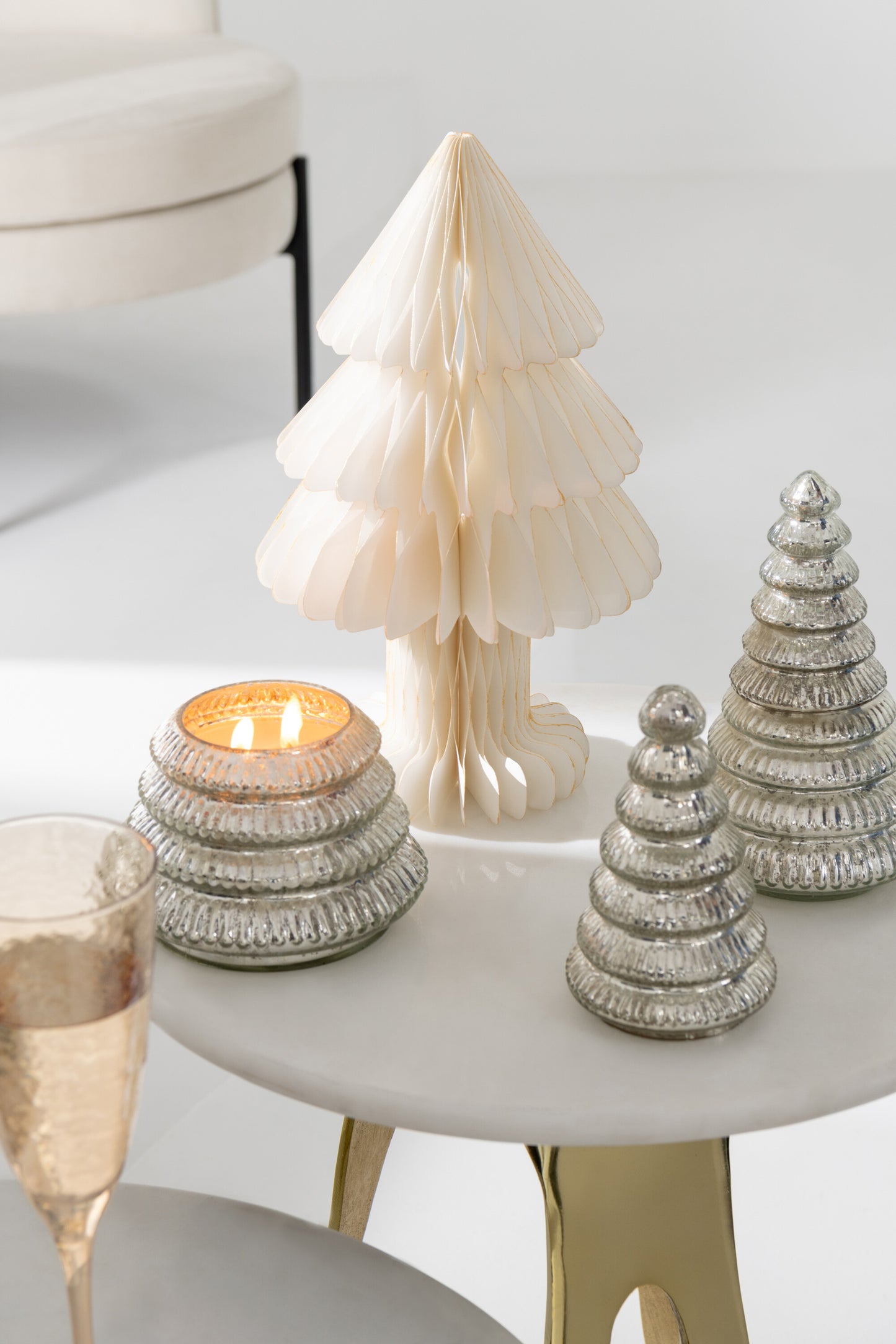 Vela árbol grande plata