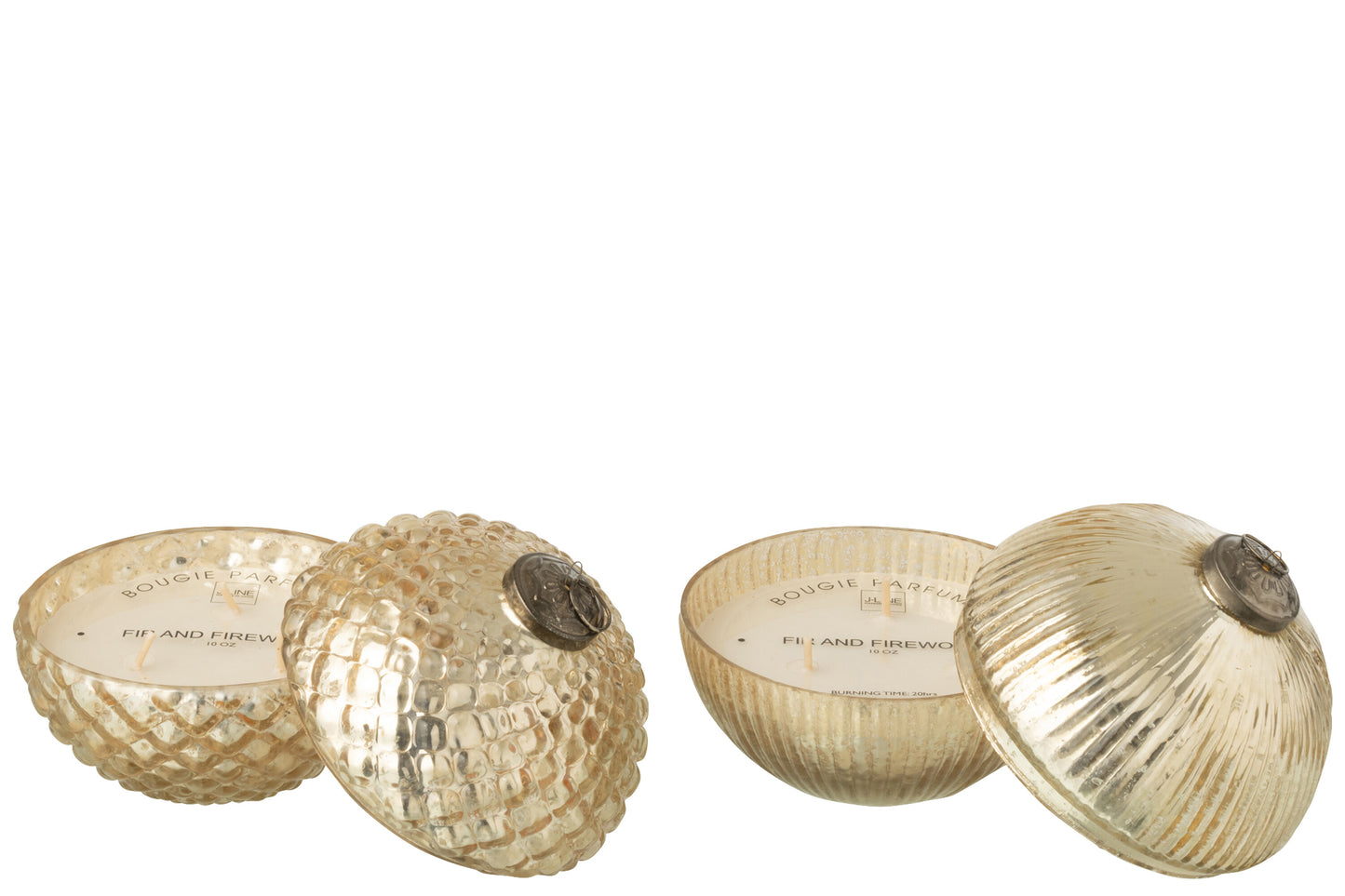 Vela bola grande dorada PREVENTA