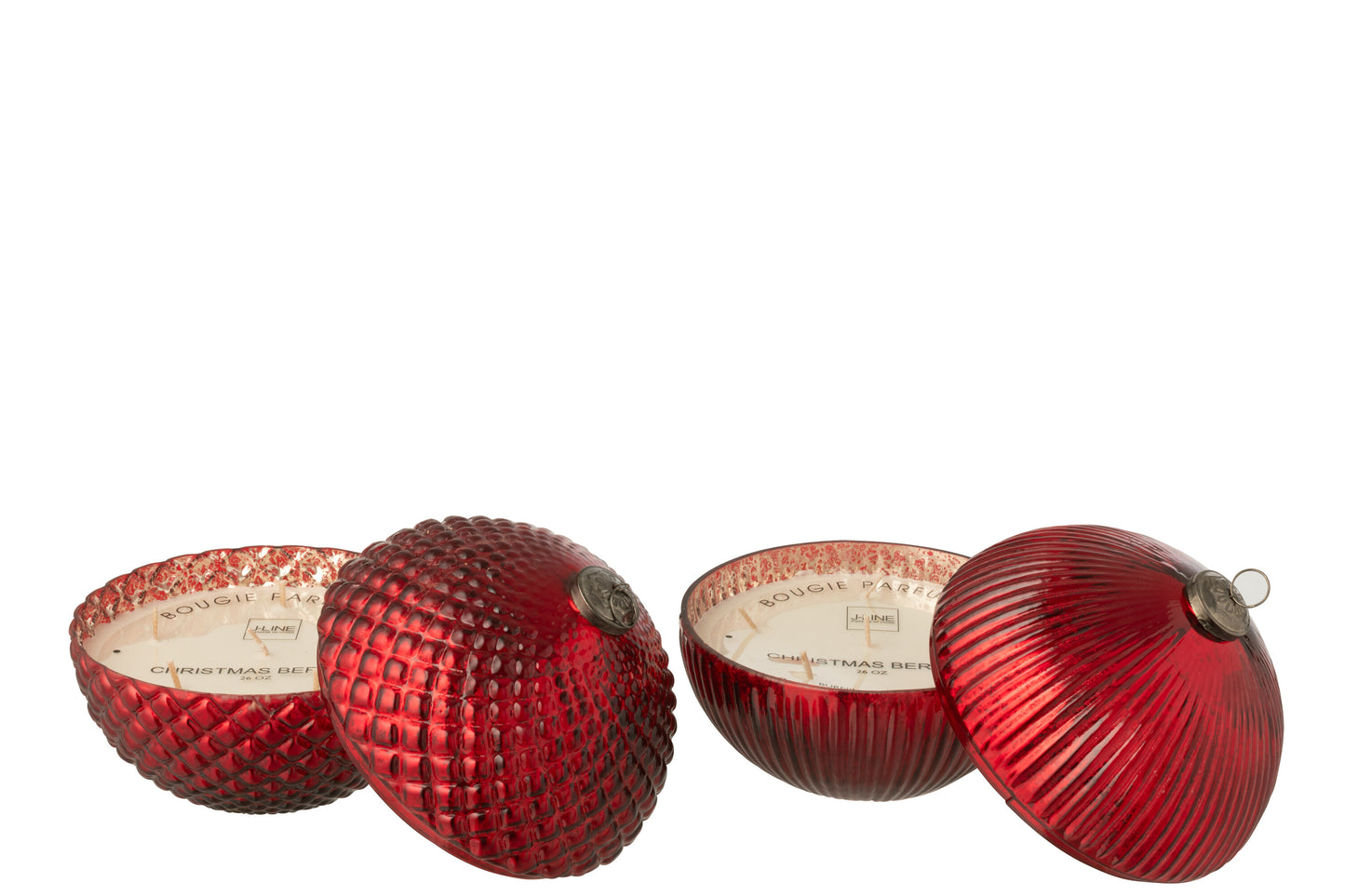 Vela bola medium roja perfumada