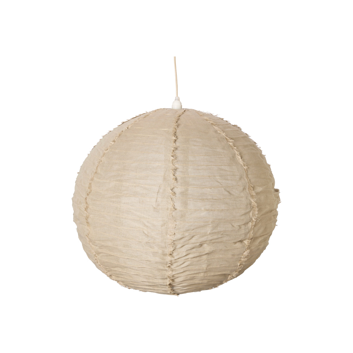 Lámpara bola Lino color piedra