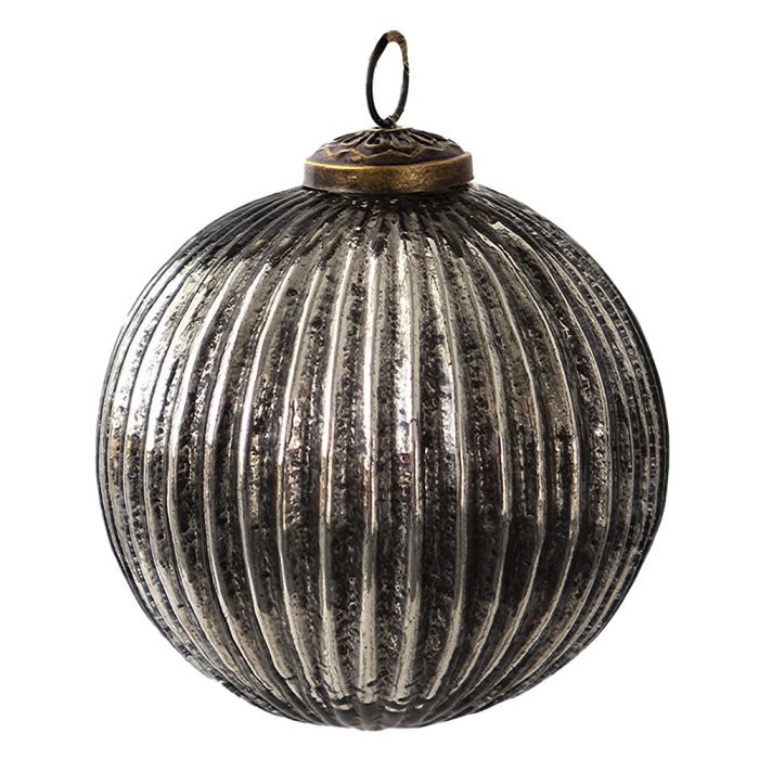 Bola vintage plata 10cm