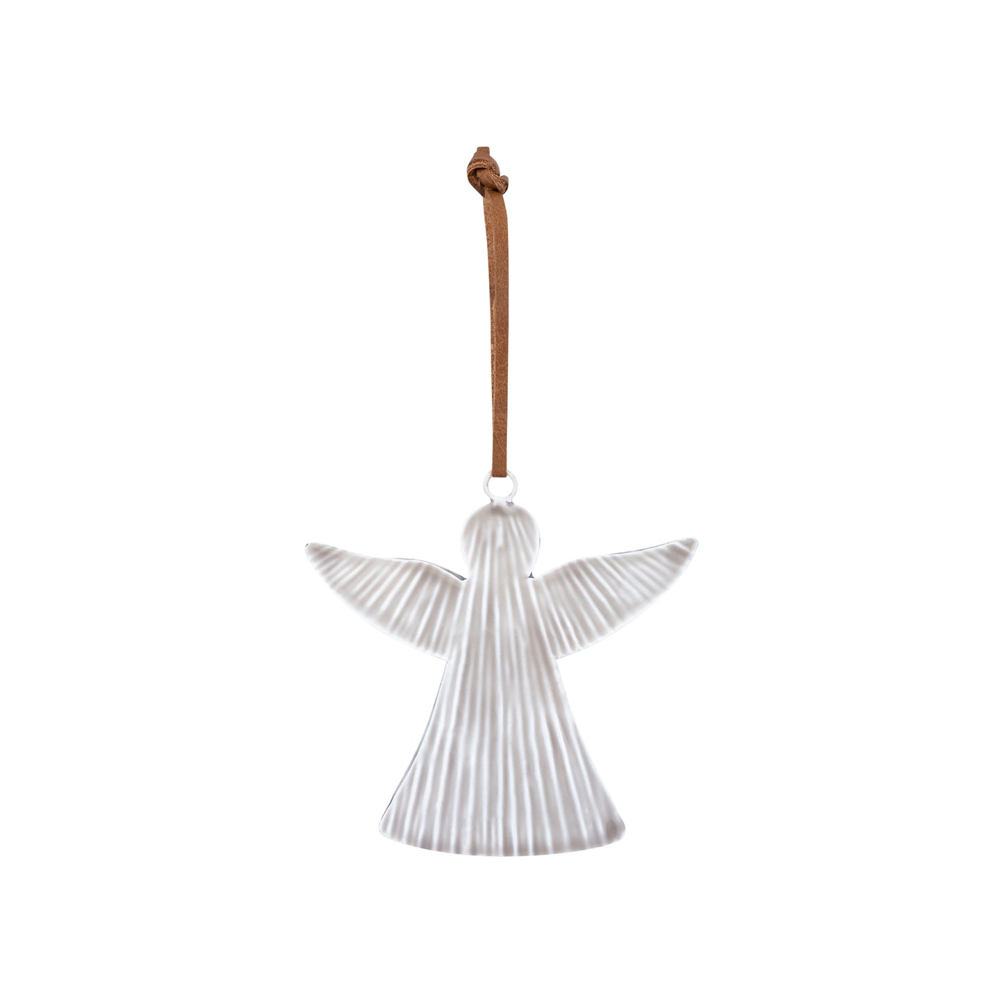 Ángel metálico pintado