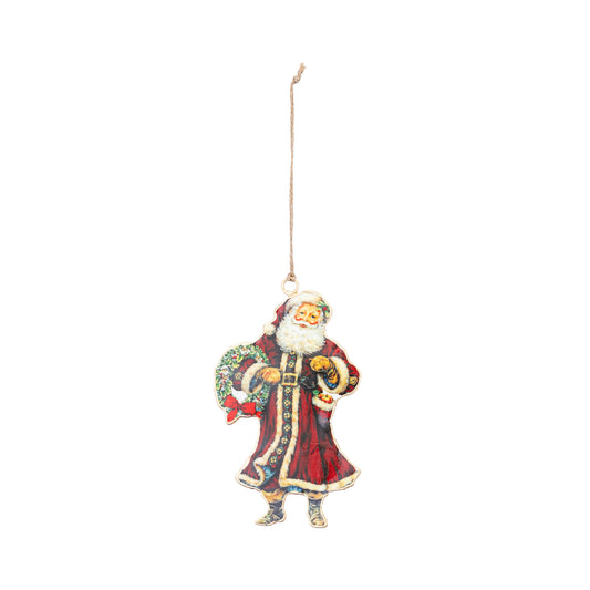 Papa Noel metal vintage