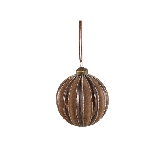 Bola terciopelo chocolate