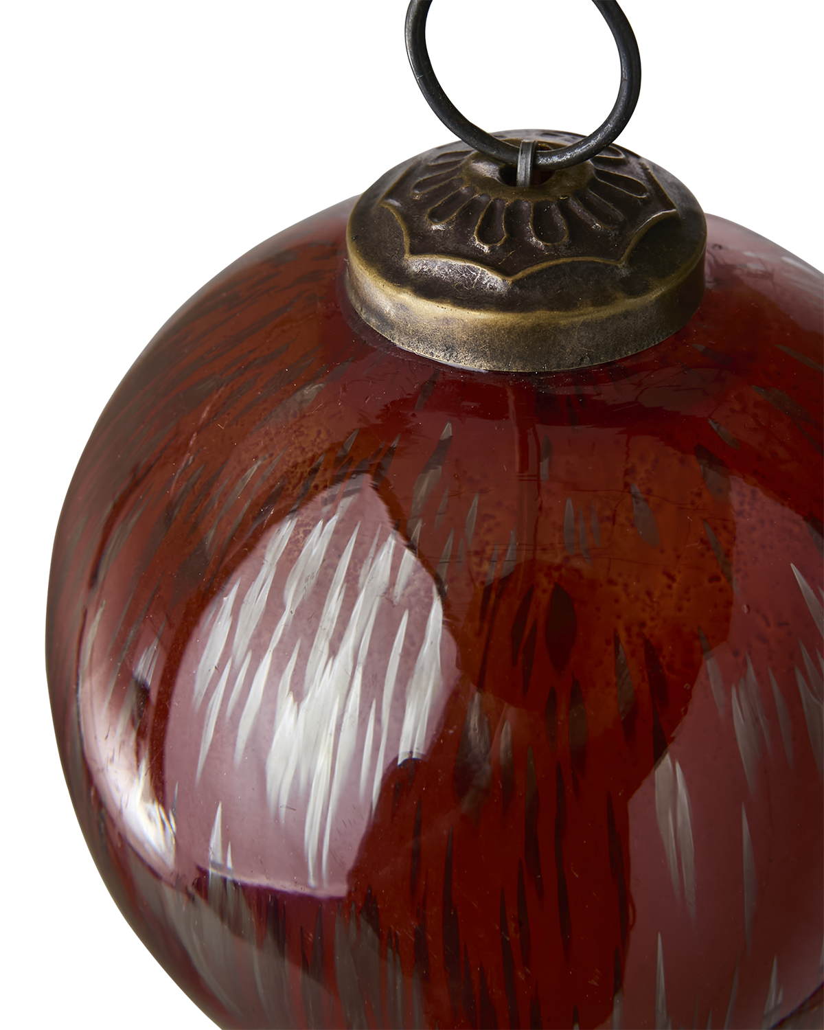 Bola cristal burdeos