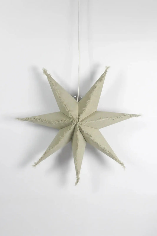 Lámpara estrella natural