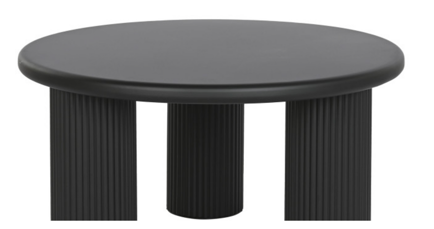 Mesa metálica negra