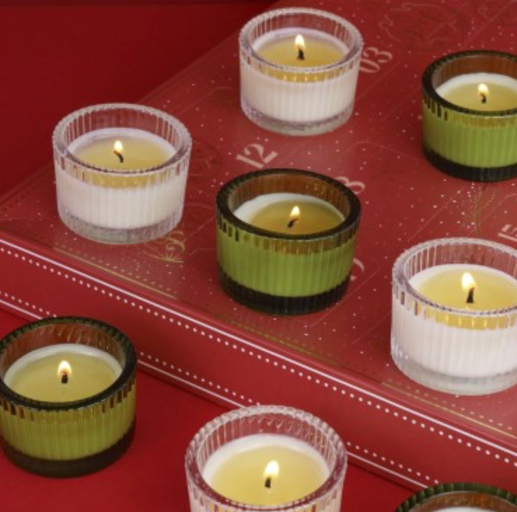 Calendario adviento velas Plantes