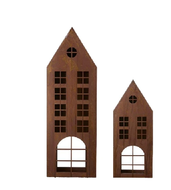 Casitas rústicas óxido