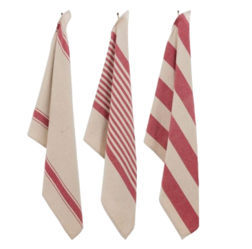 Trapo rayas rojos