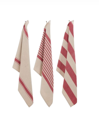Trapo rayas rojos
