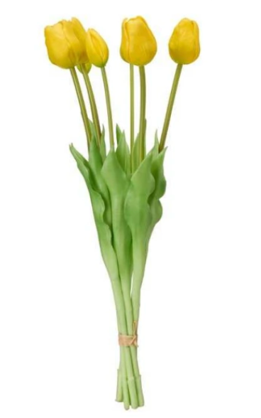 Tulipanes ramos amarillos