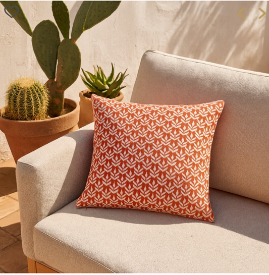 Cojín resistente al agua rosa 45x45