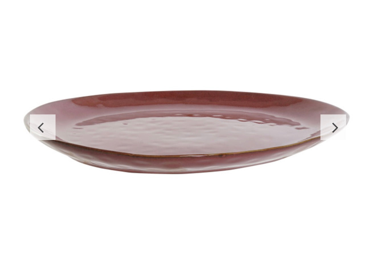 Bandeja gres color terracota