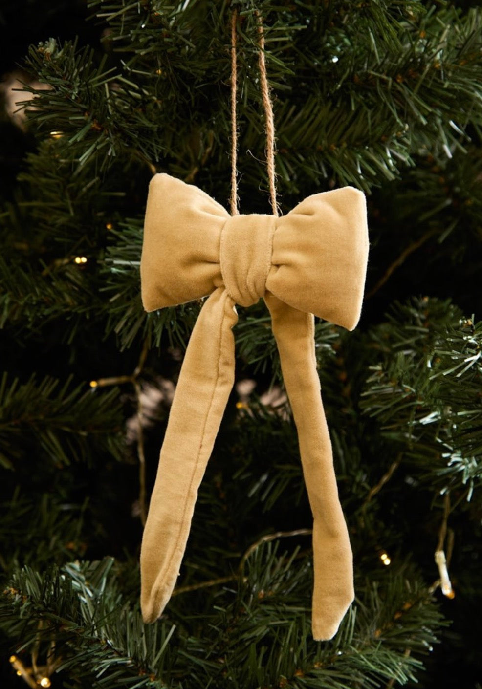 Lazo terciopelo beigse