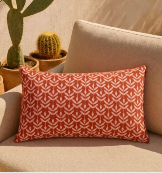 Cojín resistente al agua rosa 45x60