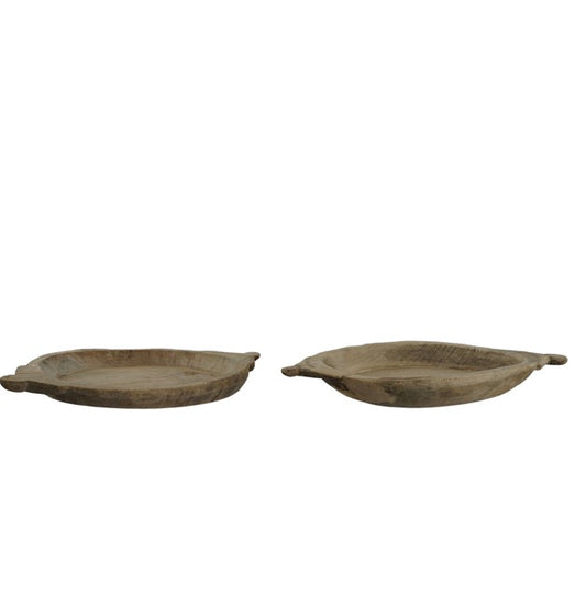 Centro bandeja teca PIEZA ÚNICA