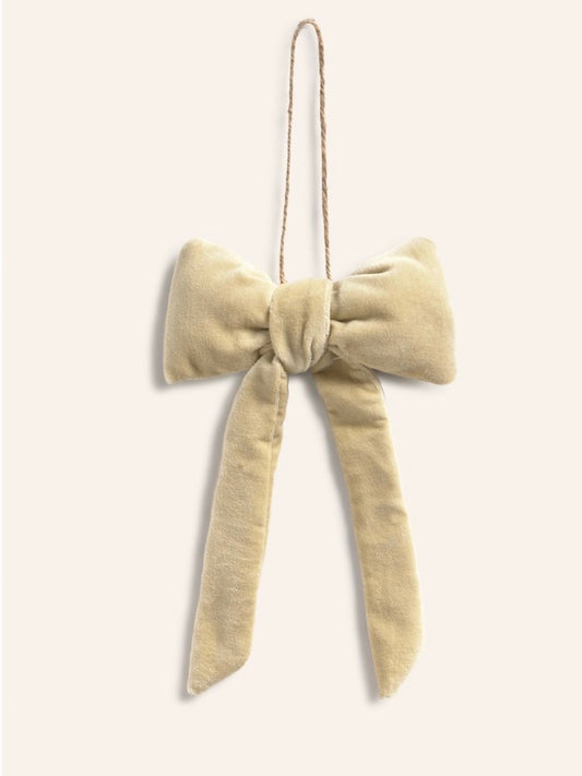 Lazo terciopelo beigse