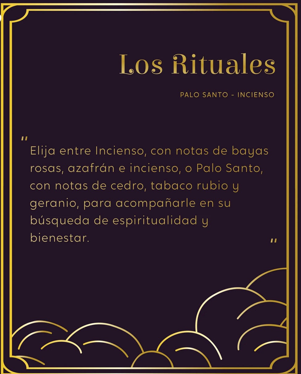 Velas joyas incienso o palo santo