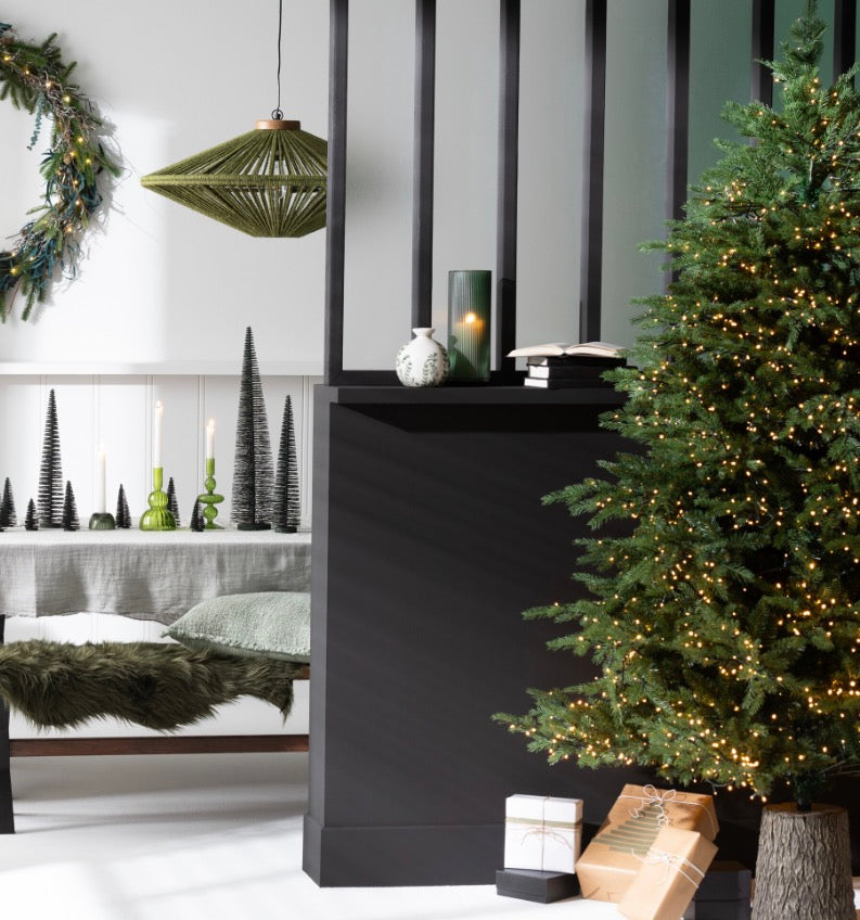 Árbol Navidad 3000leds pie porcelana