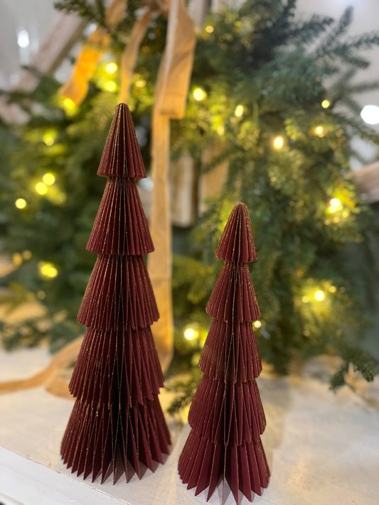 Juego de árboles papel