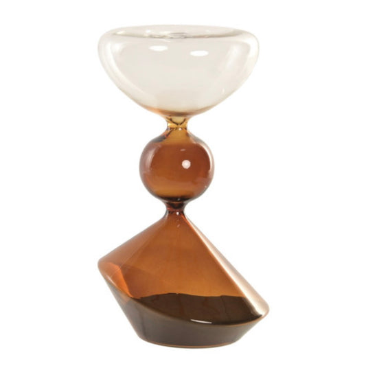 Reloj de arena cristal ámbar