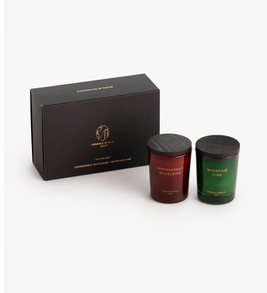Set regalo 2 velas Cereriamolla