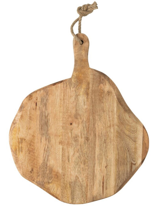 Tabla maciza redonda  irregular