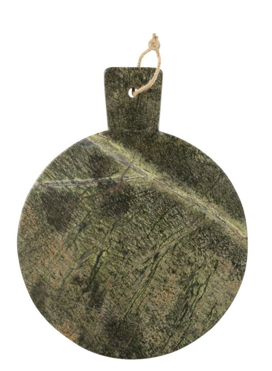Tabla mármol redonda  verde