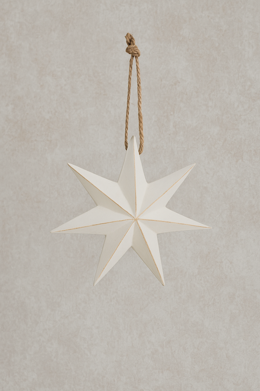 Estrella madera tamaño