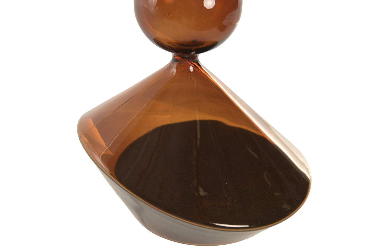 Reloj de arena cristal ámbar