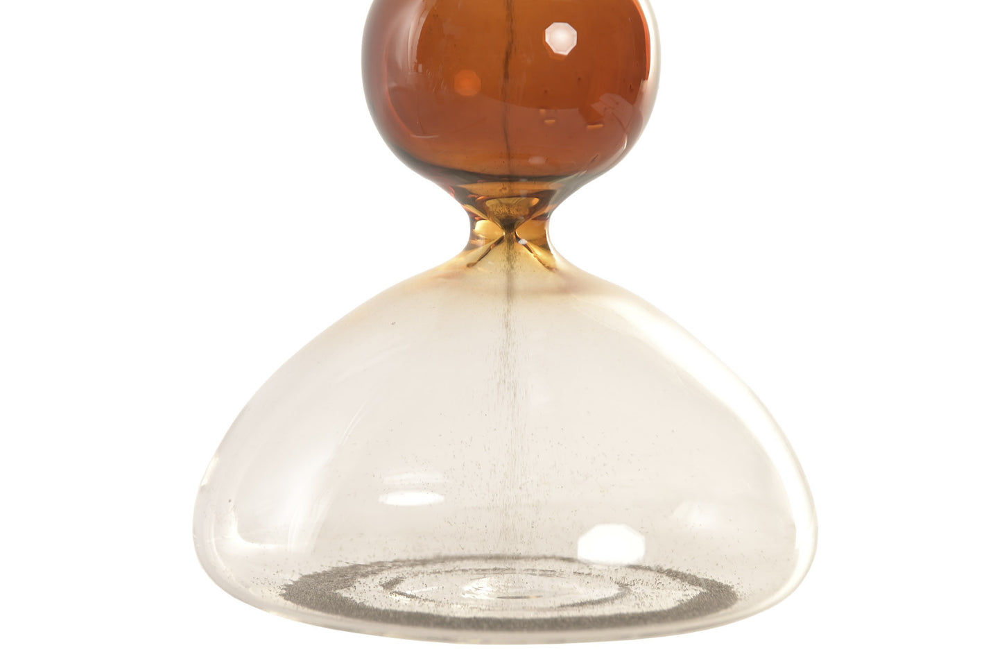 Reloj de arena cristal ámbar