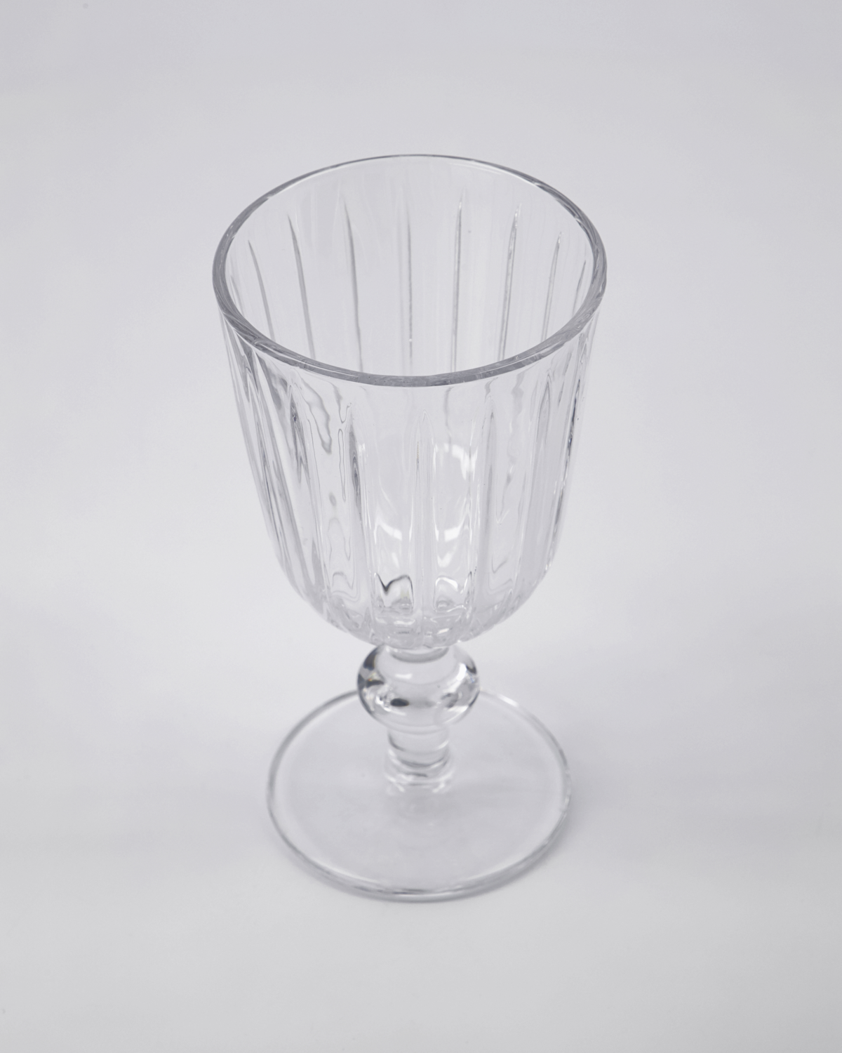 Copa cristal rayado set 4