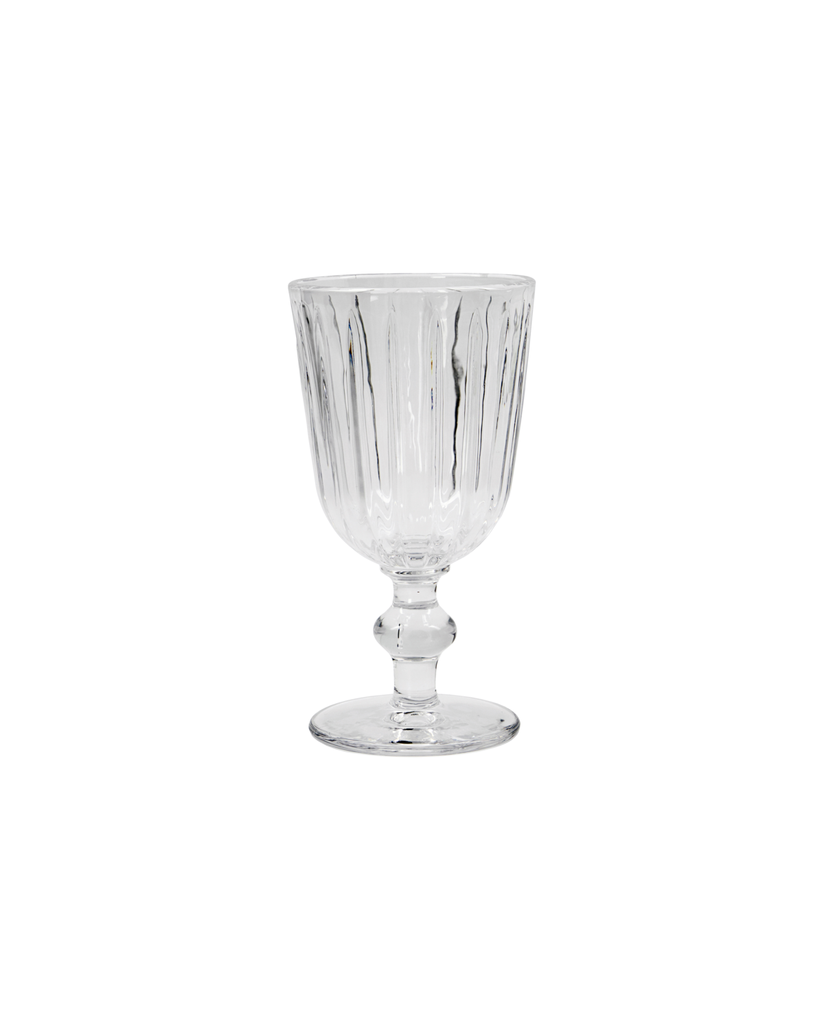 Copa cristal rayado set 4